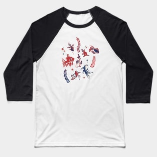 Kingyo/Goldfish (金魚) Baseball T-Shirt